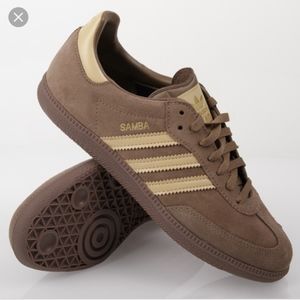 adidas brown suede sneakers